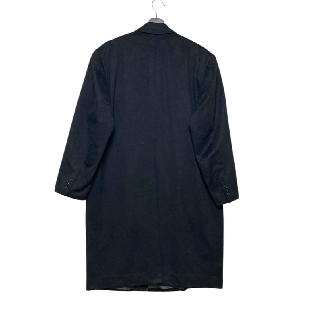 Scabal スキャバル カシミヤ100% ダブルロングコート 大きいサイズ 黒