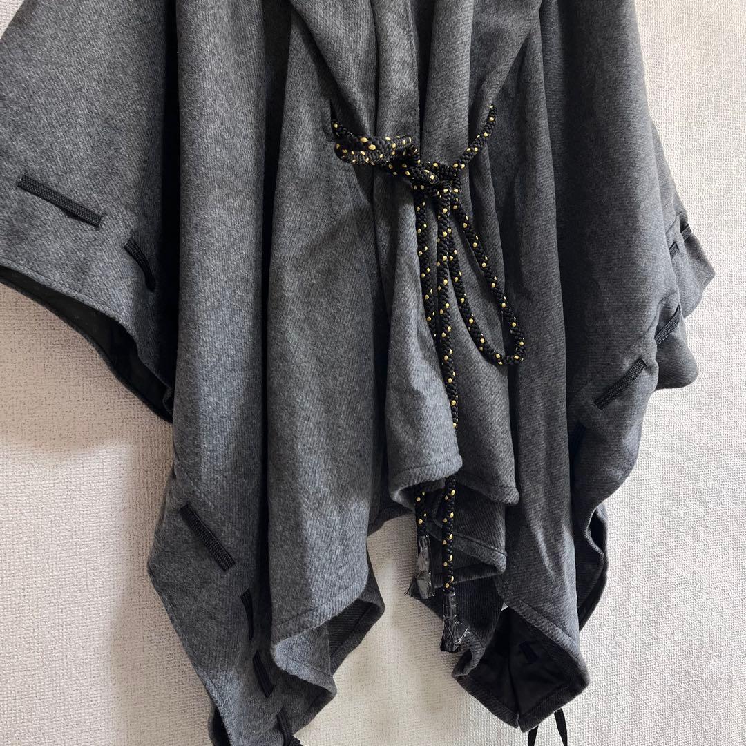 Yami　ウール、カシミヤ　ケープコート　ポンチョ
