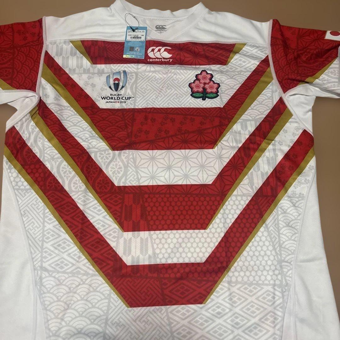 新品激レア入手困難ラグビーカンタベリー日本代表ユニフォームsize 3L