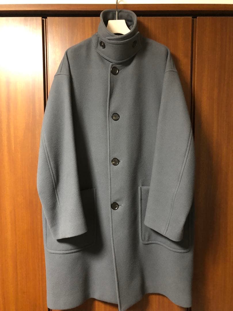 ジャケット・アウター auralee 21aw MELTON SOUTIEN COLLAR COAT