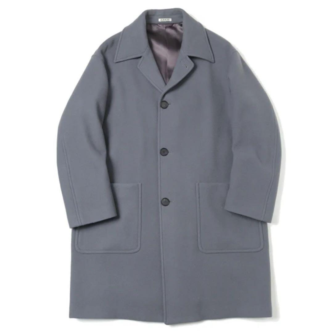ジャケット・アウター auralee 21aw MELTON SOUTIEN COLLAR COAT
