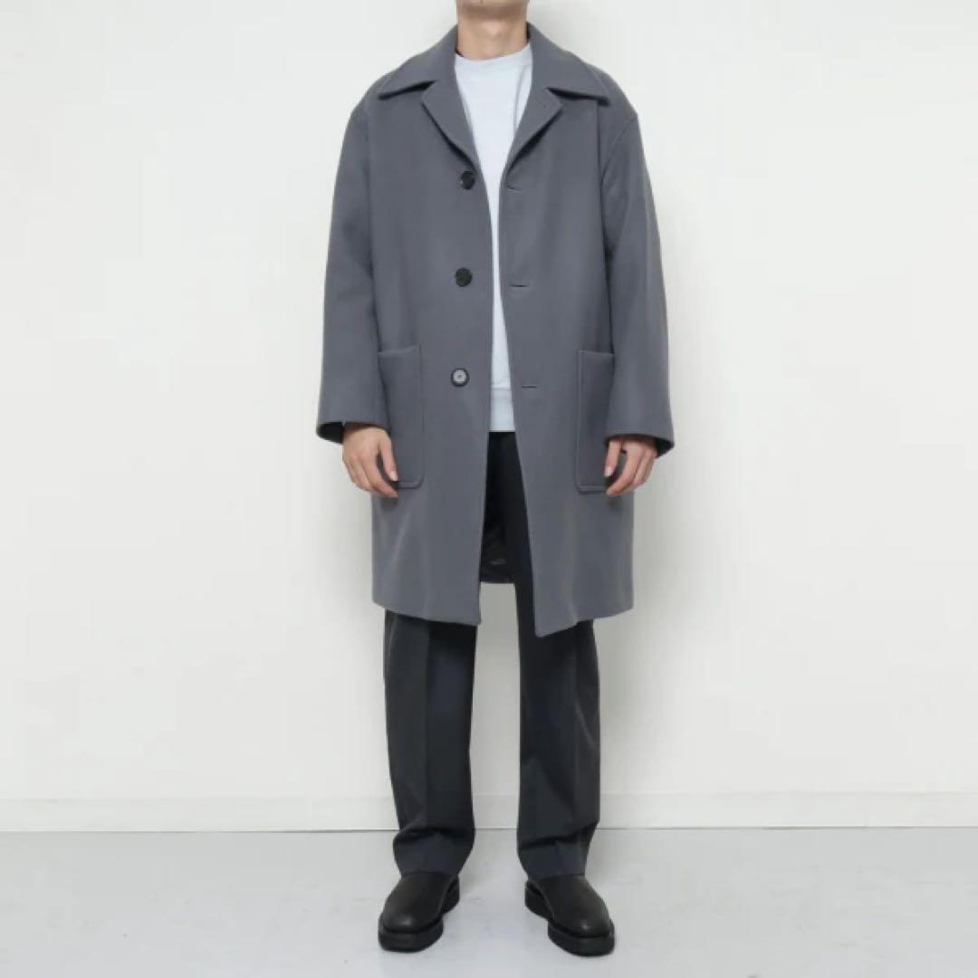 ジャケット・アウター auralee 21aw MELTON SOUTIEN COLLAR COAT