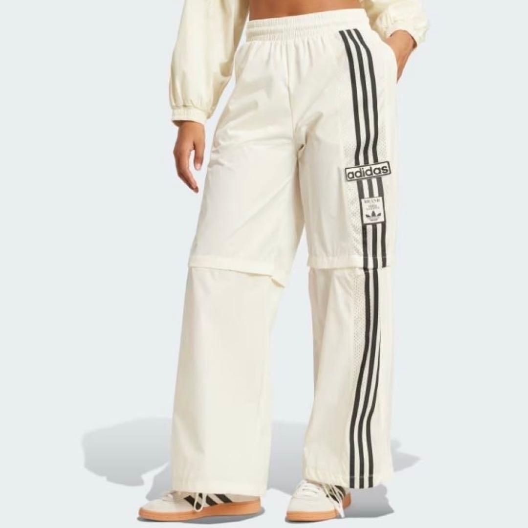 海外限定モデルL⭐️adidas アディブレイク 2-IN-1 パンツ ホワイト