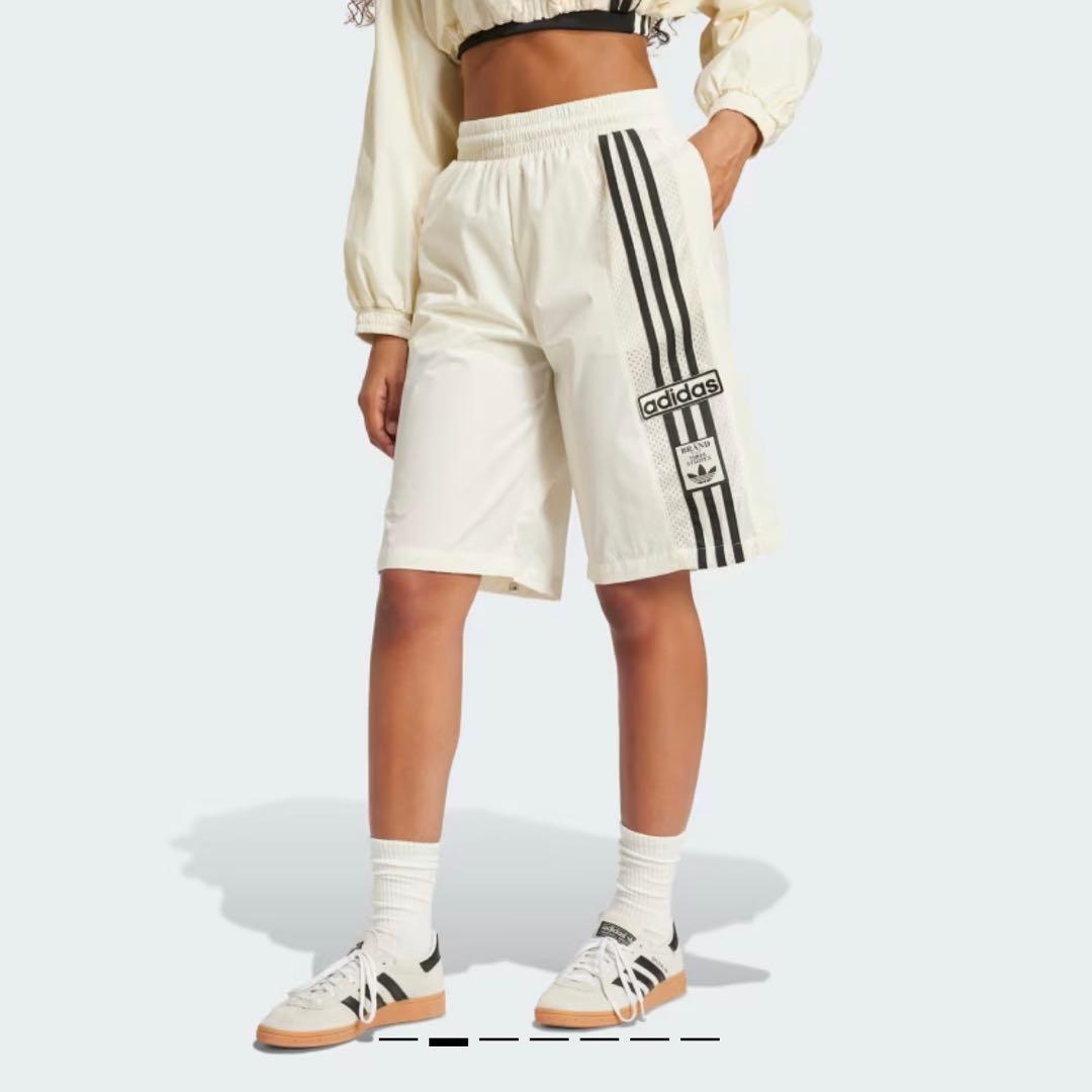 海外限定モデルL⭐️adidas アディブレイク 2-IN-1 パンツ ホワイト