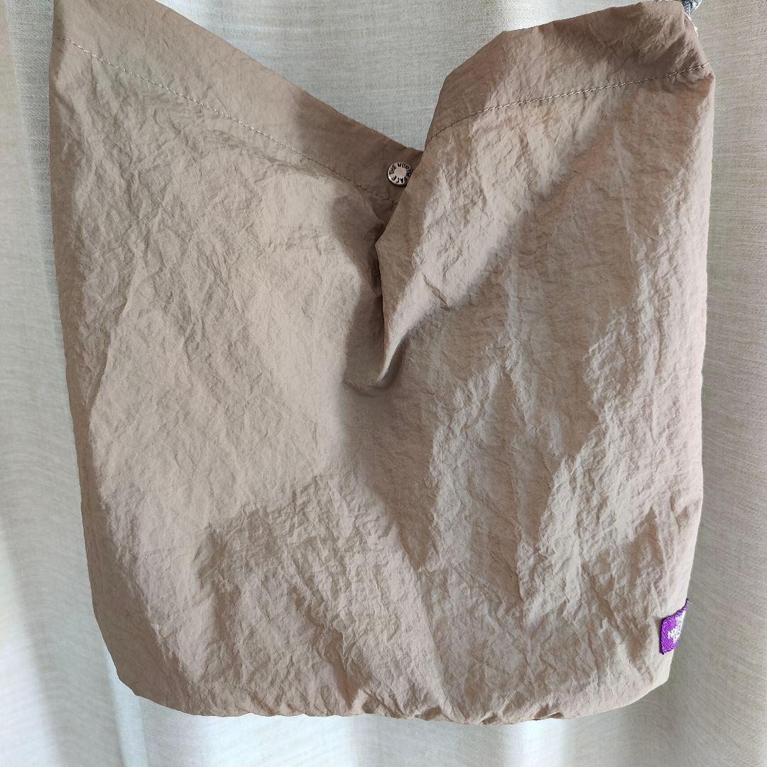 ノースフェイスパープルレーベル ラウンジリユーザブルバッグ ベージュ