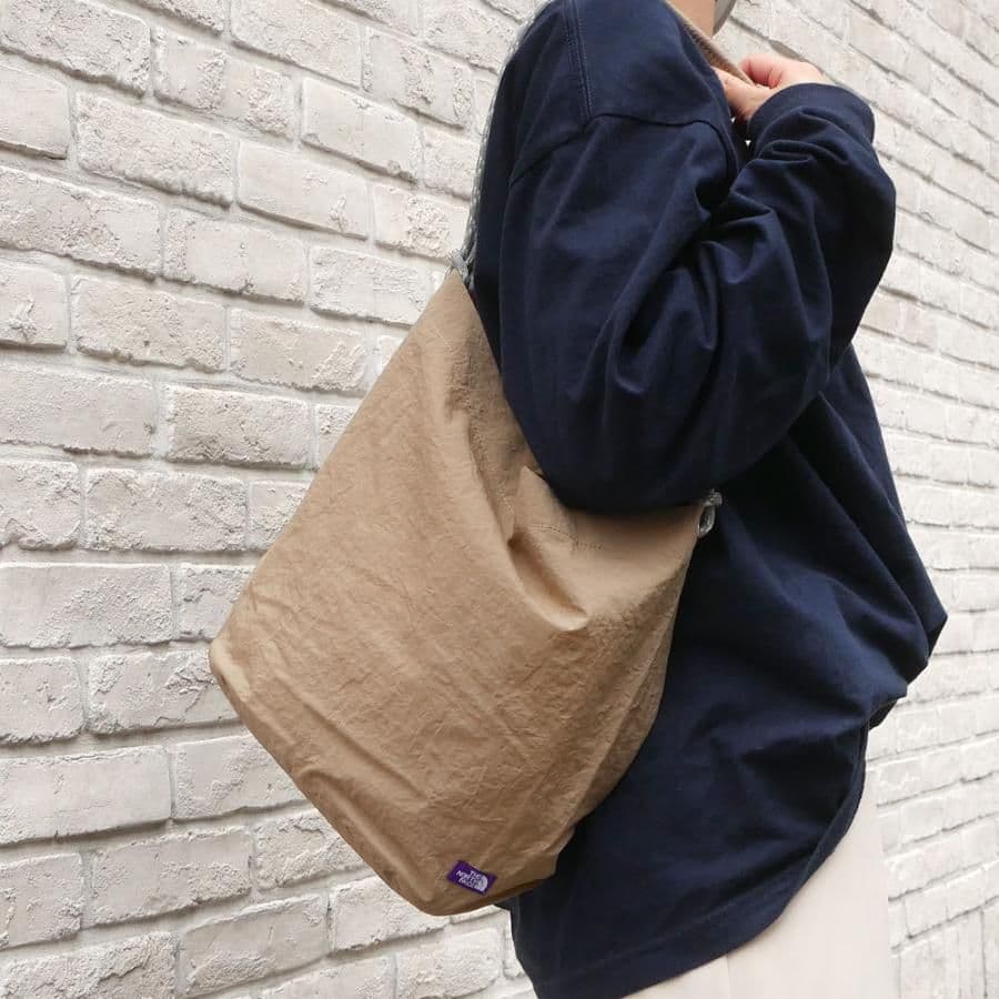 ノースフェイスパープルレーベル ラウンジリユーザブルバッグ ベージュ