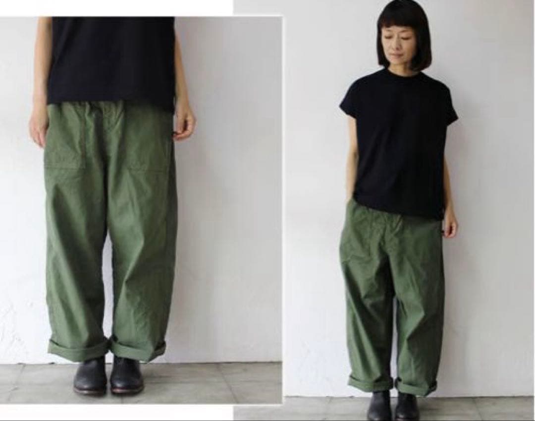 sasanqua by trees サザンカ US ARMY ファティーグパンツ