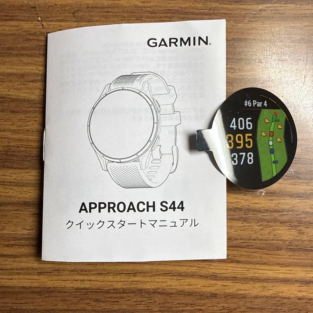 美品　Garmin Approach S44 スマートウオッチ　保証期間内