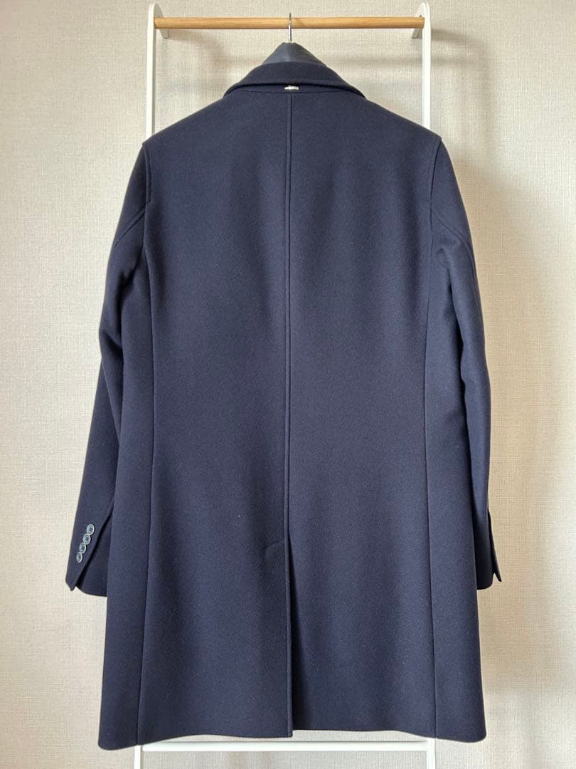Herno チェスターコート　ネイビー　サイズ52 ウール　ヘルノ