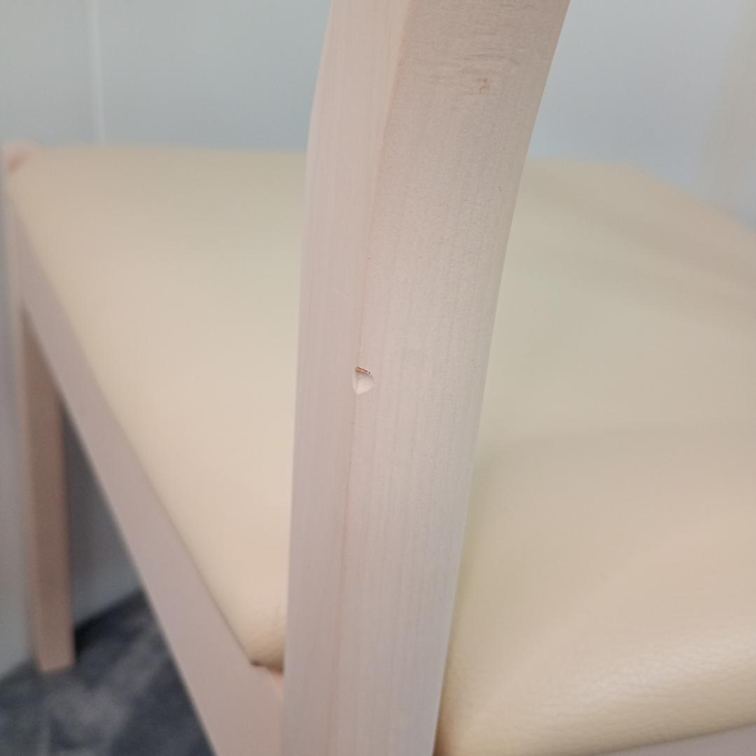 【2脚セット】ニトリ アルナス ダイニングチェア 天然木