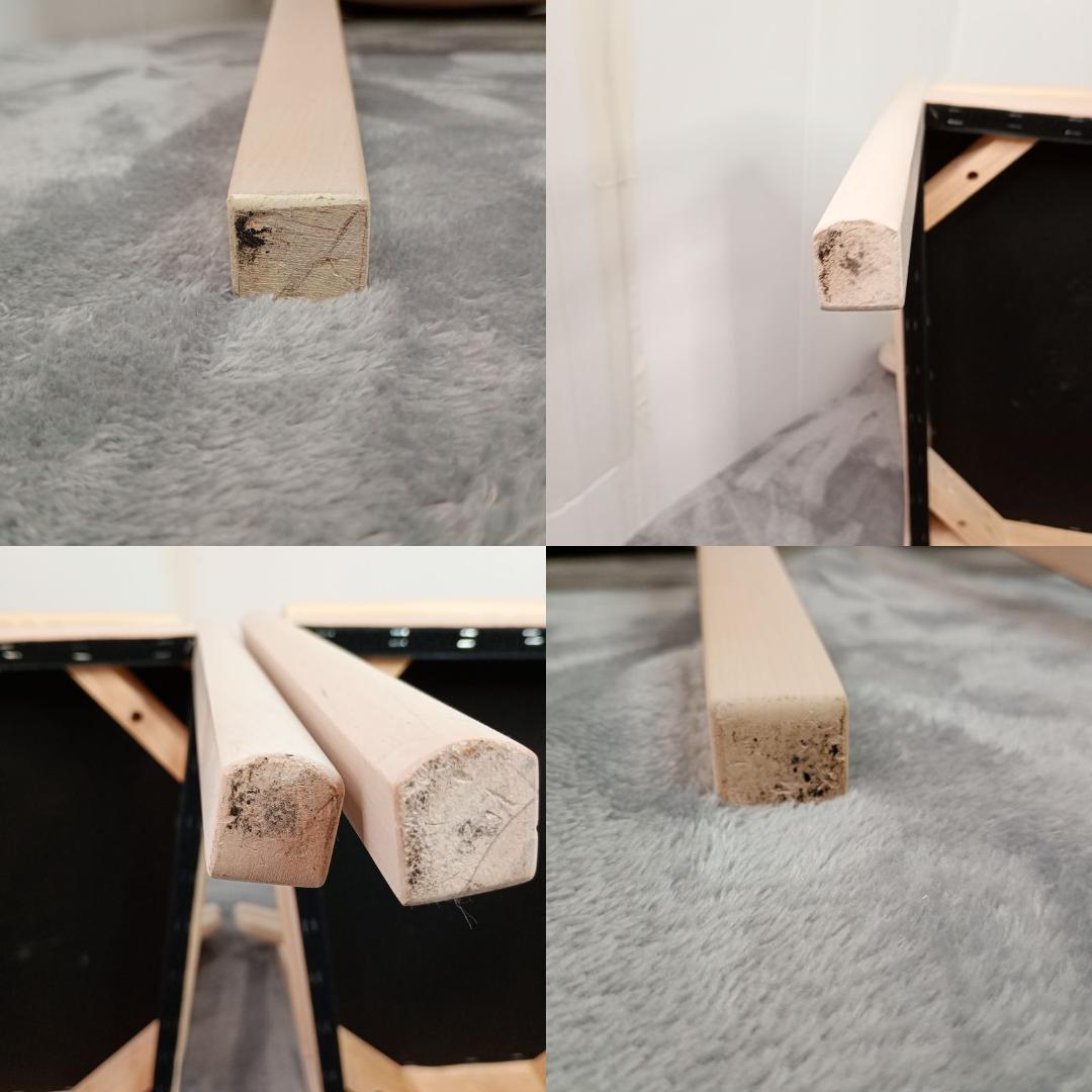 【2脚セット】ニトリ アルナス ダイニングチェア 天然木