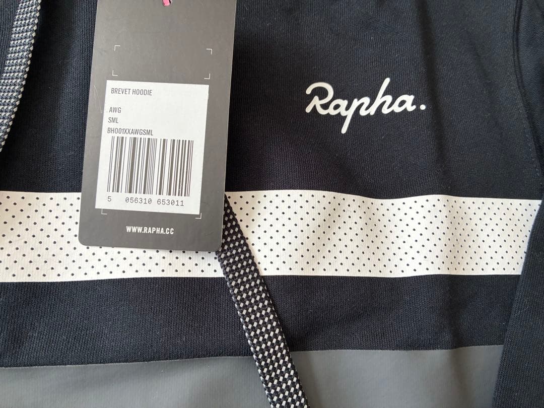 新品　Rapha Brevet フーディ men's　Black Sサイズ