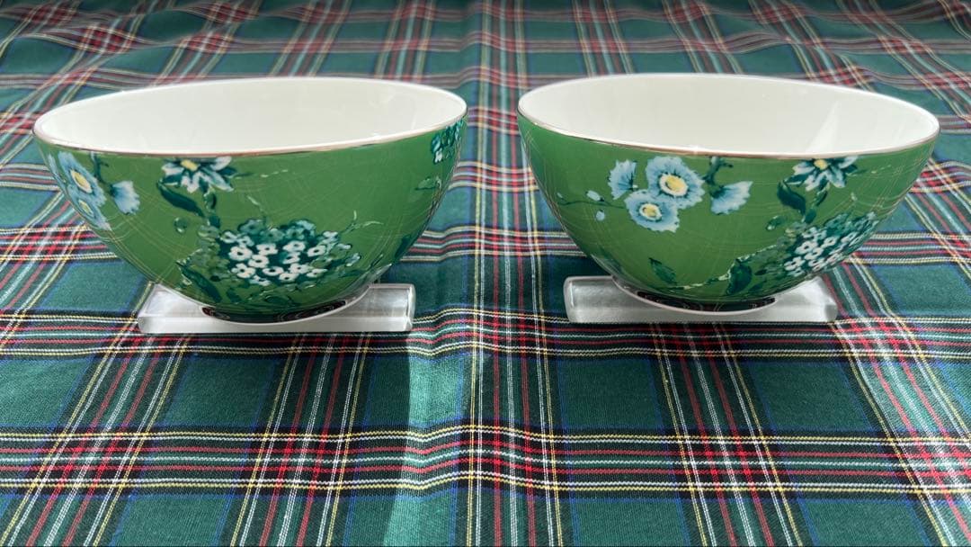  ジャスパーコンラン　シノワズリ　ボウル2ピース　グリーン