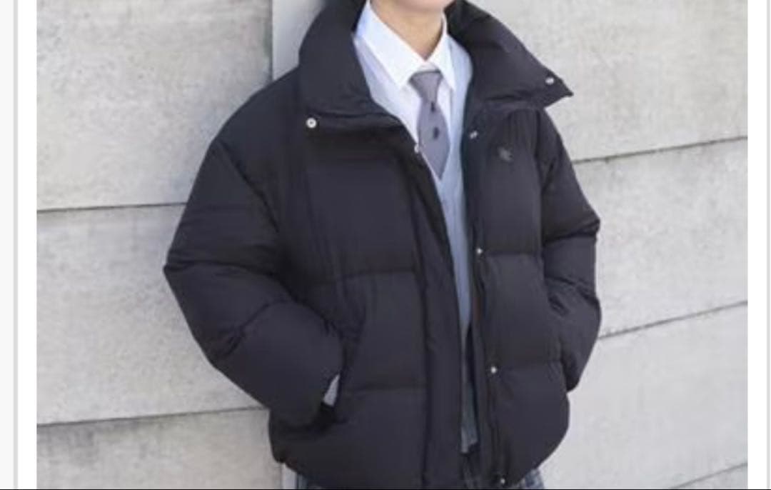 pom ponette ポンポネット スタンドカラーダウンジャケット 160