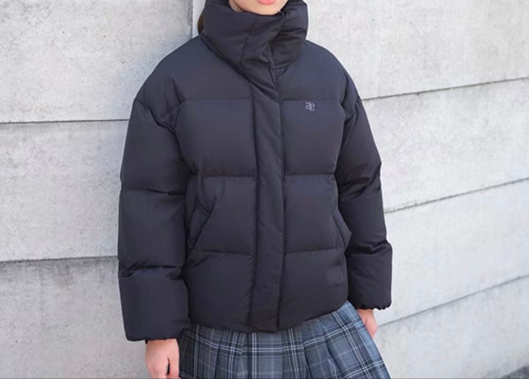 pom ponette ポンポネット スタンドカラーダウンジャケット 160