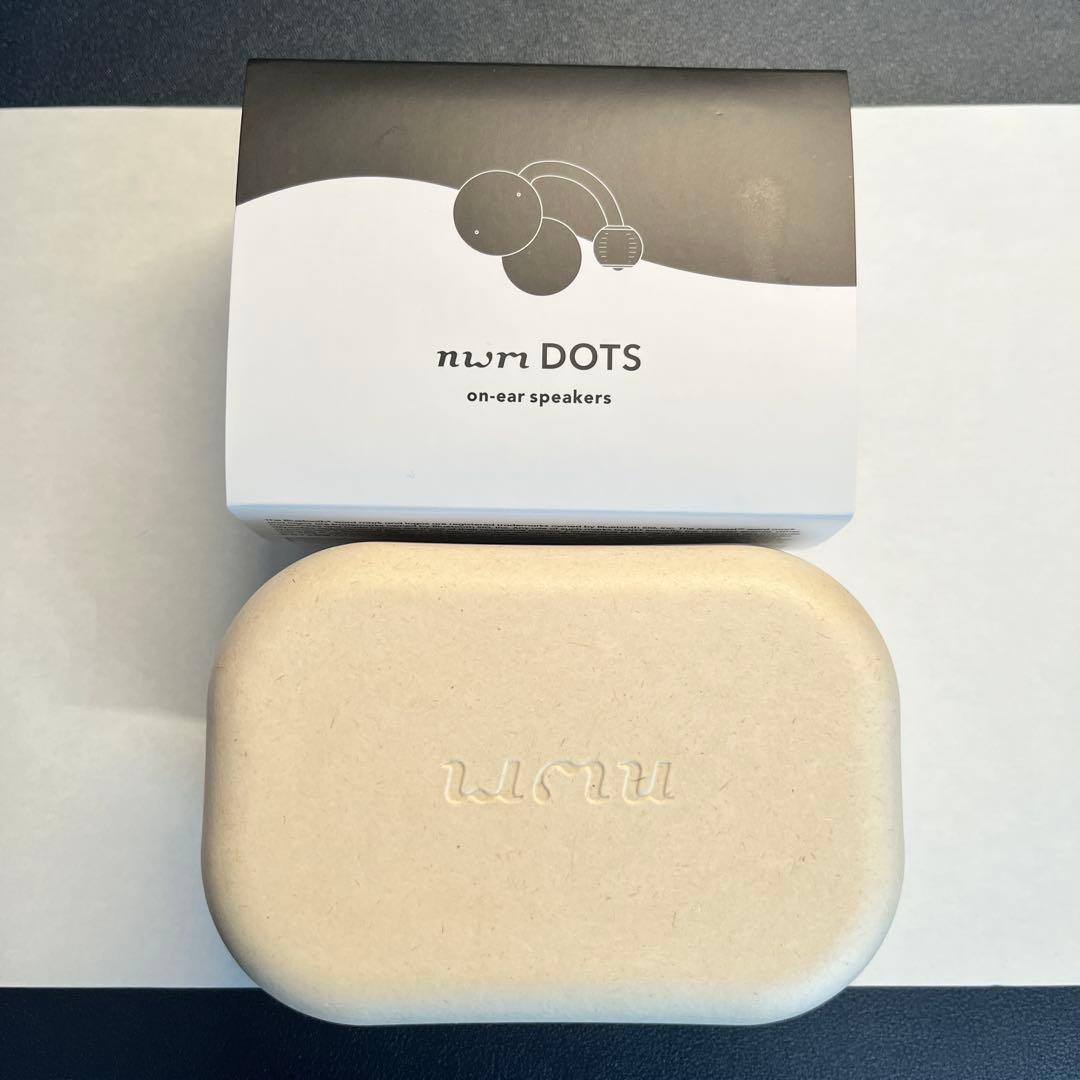 nwm DOTS オープンイヤー型 完全ワイヤレスイヤホン 専用テールフック付き