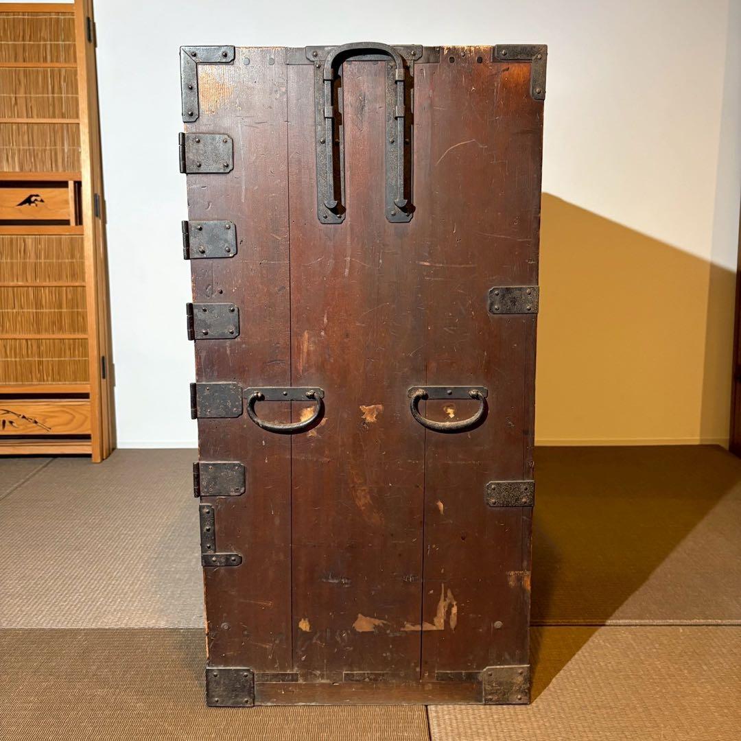 帳場箪笥　船箪笥 船金庫 古民具 箪笥 銭箱 銭函 時代箪笥 小箪笥 時代箱