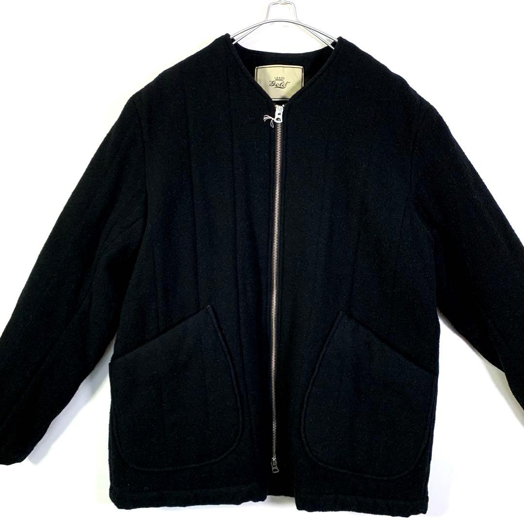 ゴールド　東洋エンタープライズ　gold ノーカラー　ジャケット　ウール