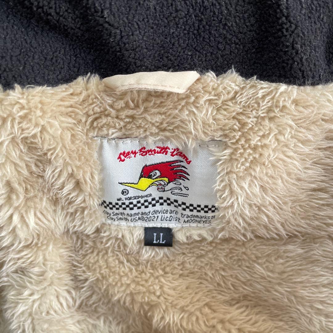 超美品！CLAY SMITH　クレイスミス　ジャケット　LLサイズ　刺繍　フード