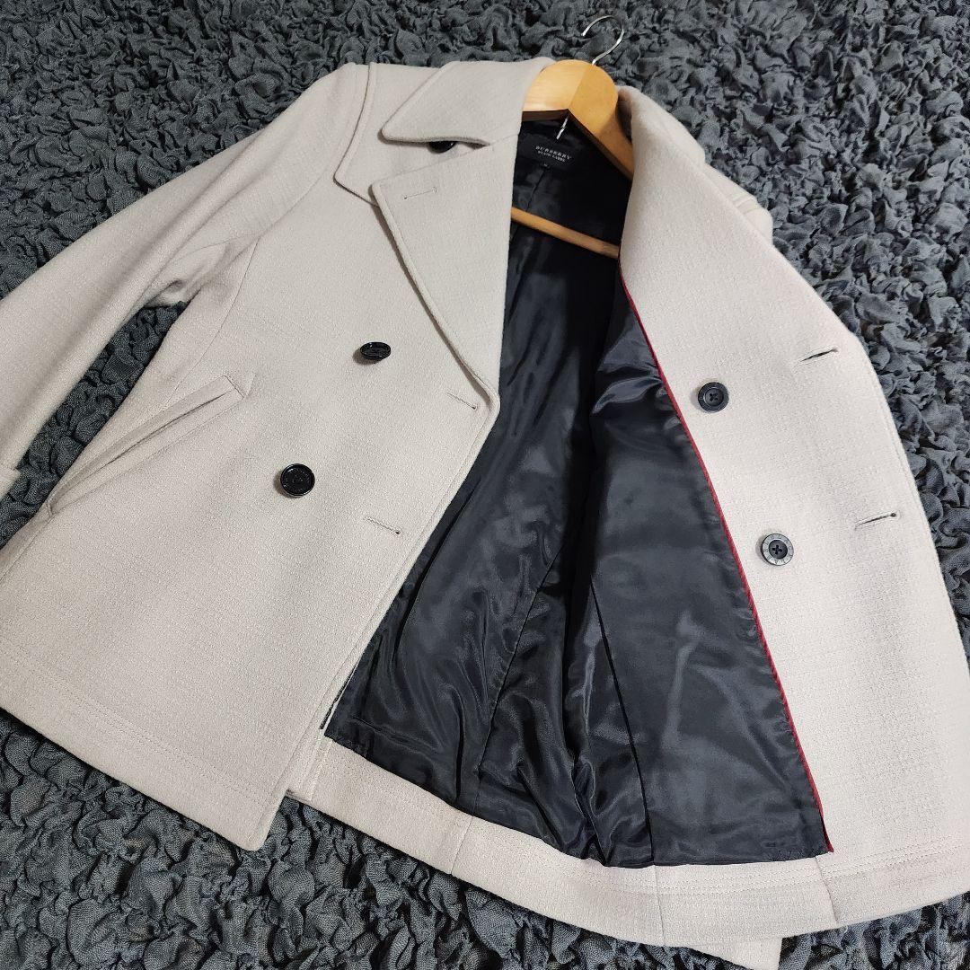 ココロ(˶‾᷄ ⁻̫ ‾᷅˵)未使用 バーバリーブラックレーベルピーコート