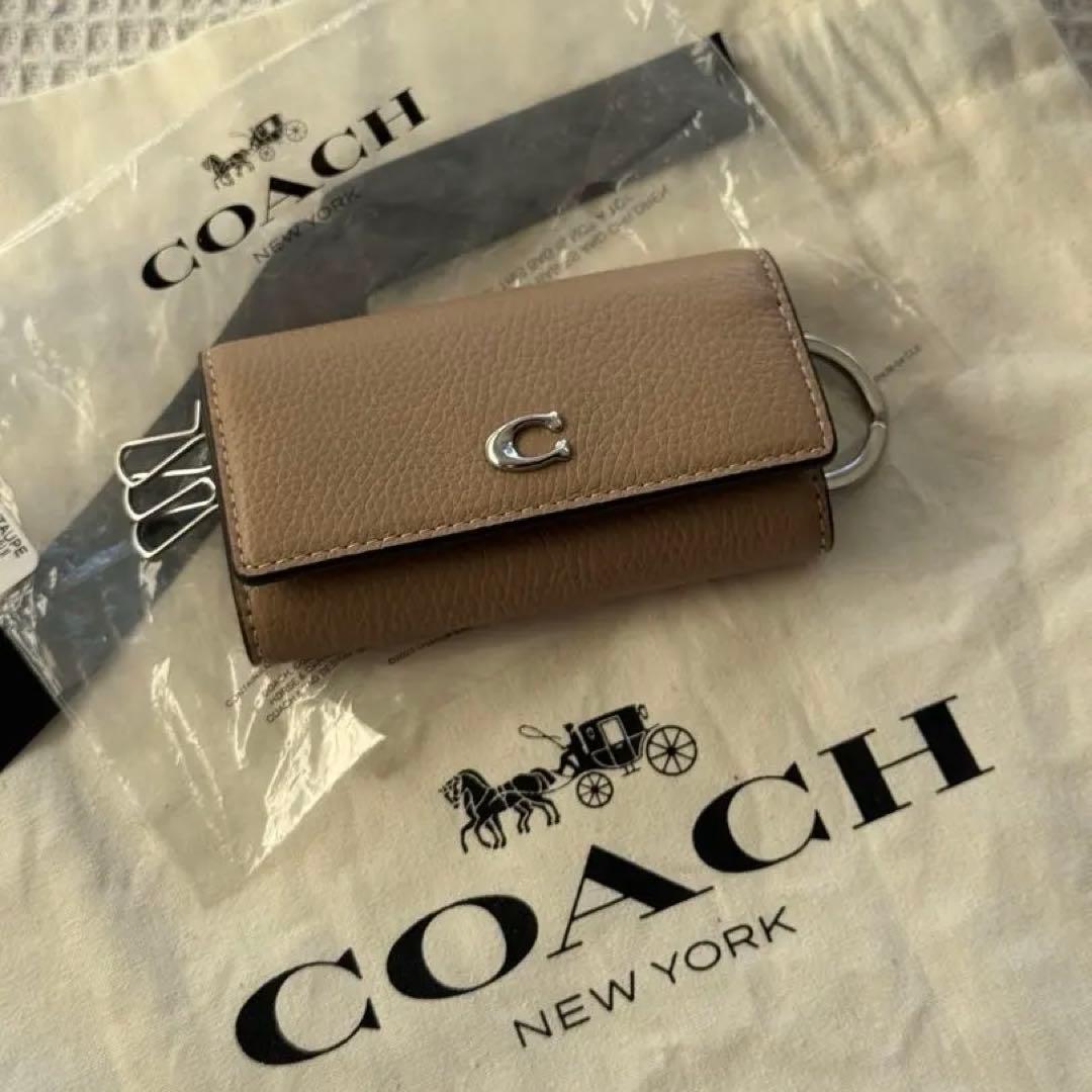 【新品•正規品】COACH コーチ　エッセンシャル 6 リング キー ケース