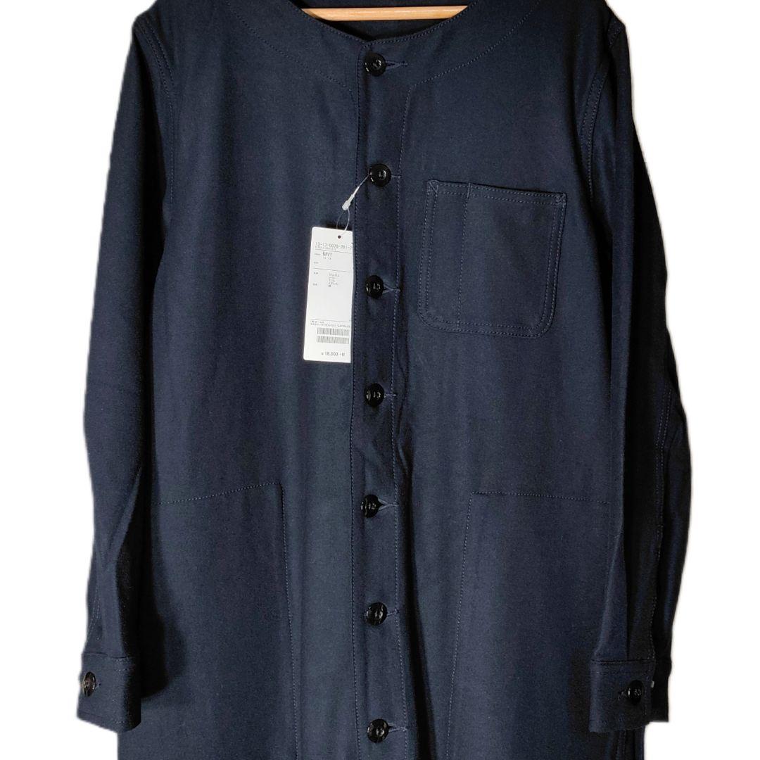 ビームスボーイ フラノパイロットスーツ オールインワン つなぎ ネイビー