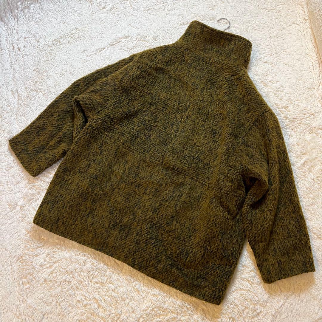 美品✨ hellam シャギースタンドカラーコート マスタード