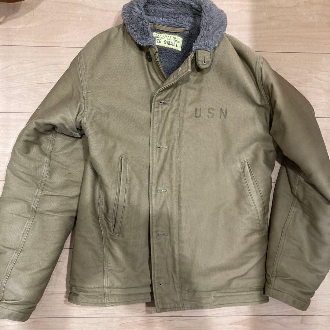 バズリクソンズ N-1 Ｓサイズ USN カーキ