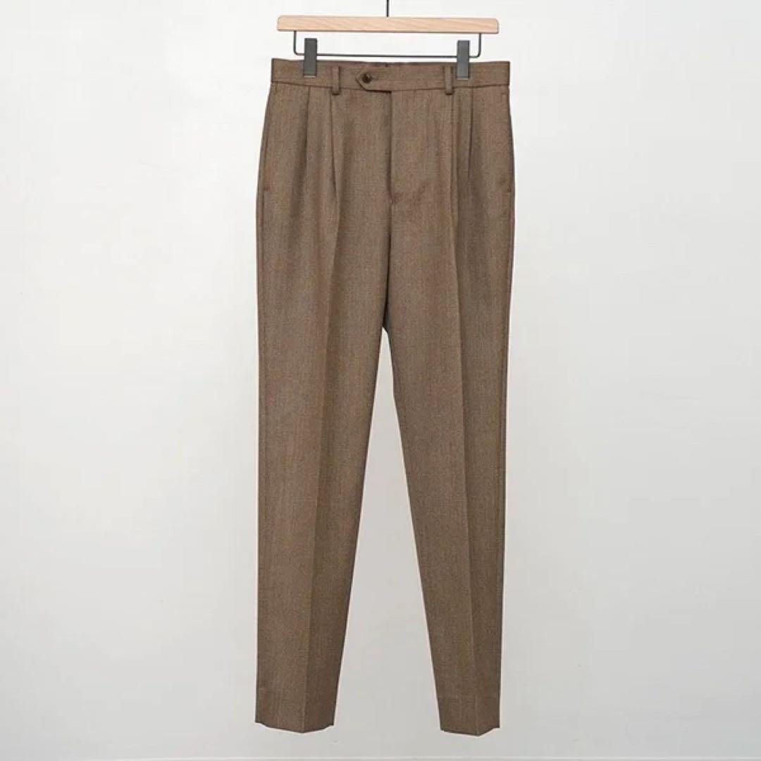 パンツ auralee bluefaced wool slacks 23aw