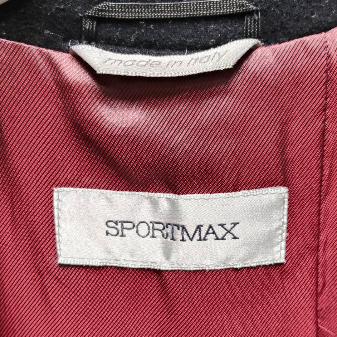 スポーツマックス マックスマーラ ウール ロングコート 極美品