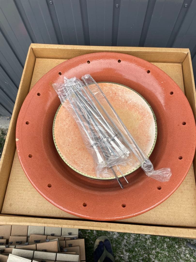 新品未使用　串焼ろばたコンロ 大　遠藤商事キンカ　バーベキュー　焼肉　焼き魚