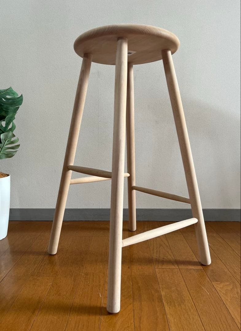 ノルディック スツール　① 北欧モダン　デンマーク　ミッドセンチュリー　無垢材
