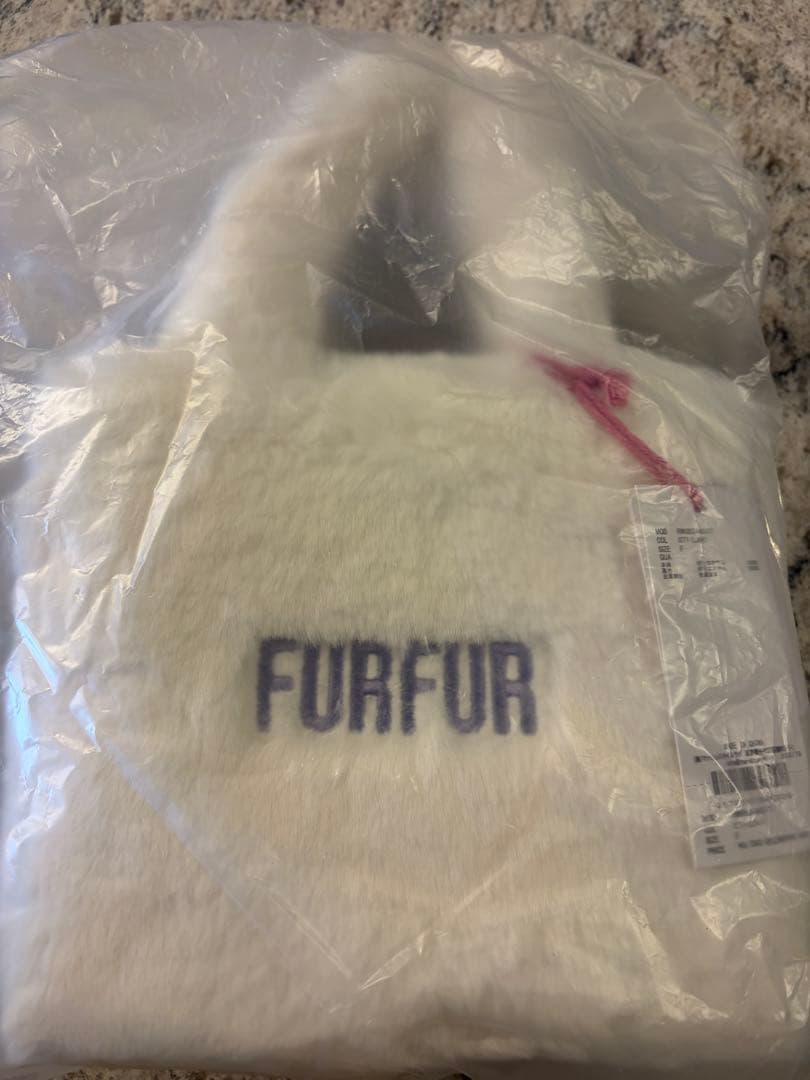 FURFUR　エコファートートバッグ　LAV　ラベンダー