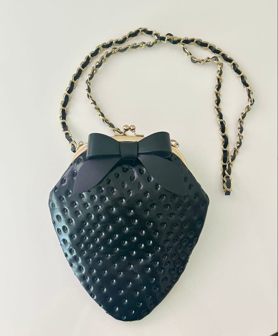 EARL'S FAVOURITE（アールスフェボリット） 黒苺がま口バッグ