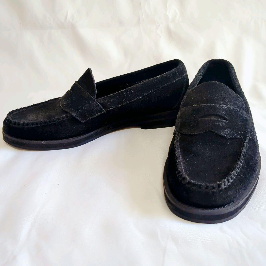 G.H.BASS weejuns ships別注 ローガンLOGAN 黒スエード