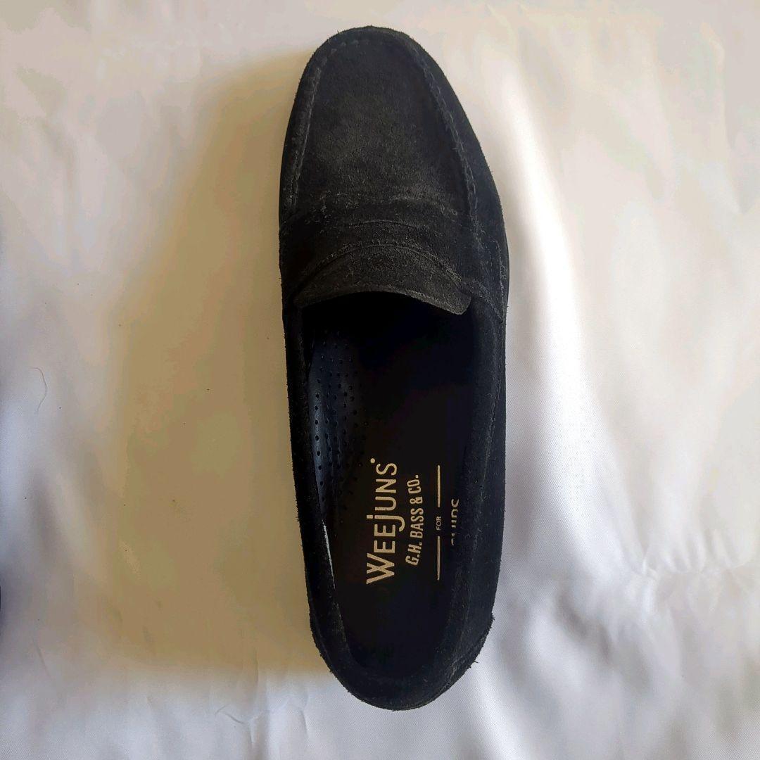 G.H.BASS weejuns ships別注 ローガンLOGAN 黒スエード