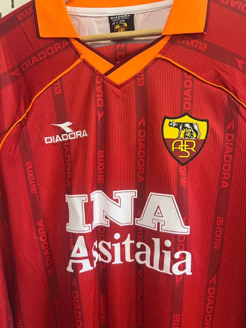 【ASローマ】長袖　中田英寿 99-00 8番 レジェンド 希少　Mサイズ