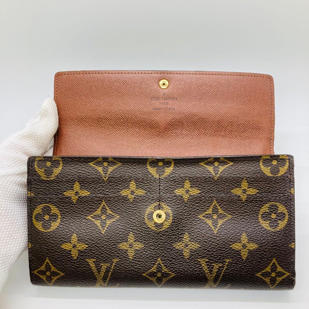 ルイヴィトン LOUIS VUITTON モノグラム 長財布 サラ A848
