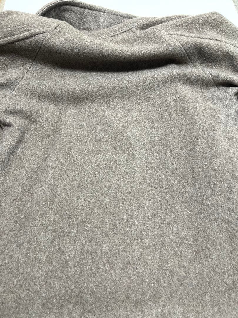 comoli ヤクウール　ショールカラーコート