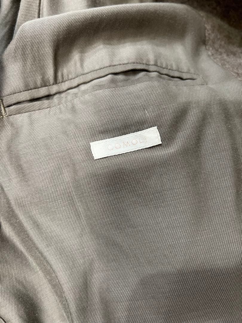 comoli ヤクウール　ショールカラーコート