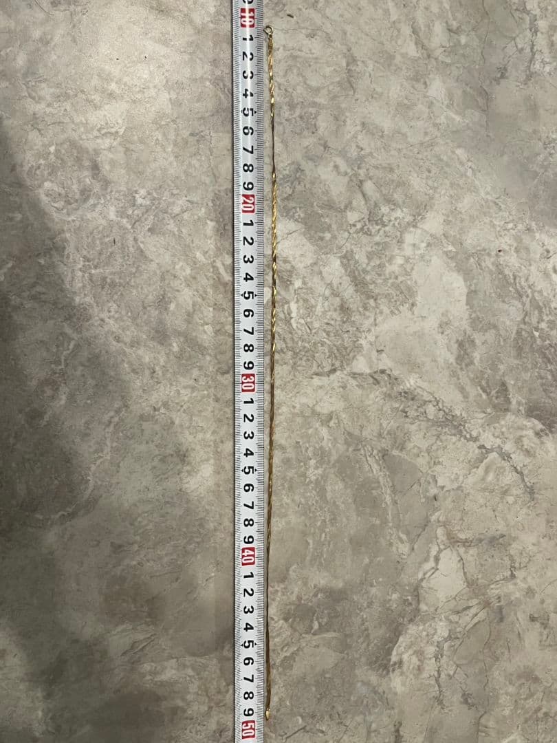 鑑定済 k18 ネックレス ピンキーリング