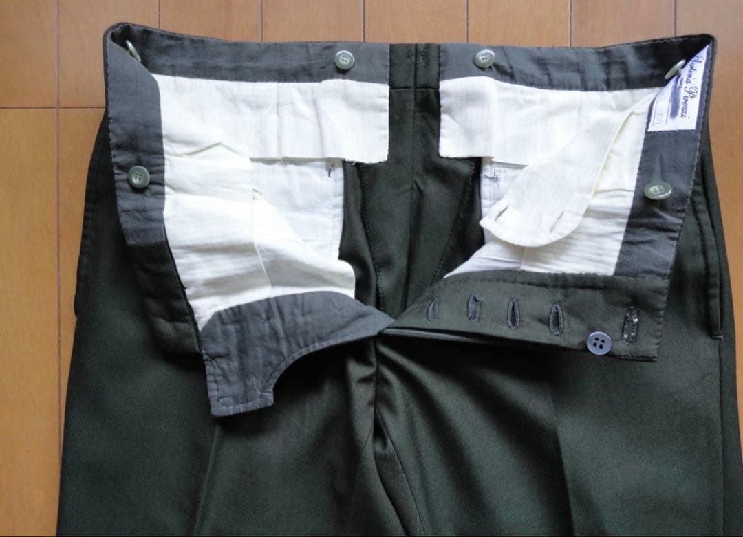 貴重 sartoria pirozzi ビスポーク ベルトレス スラックス