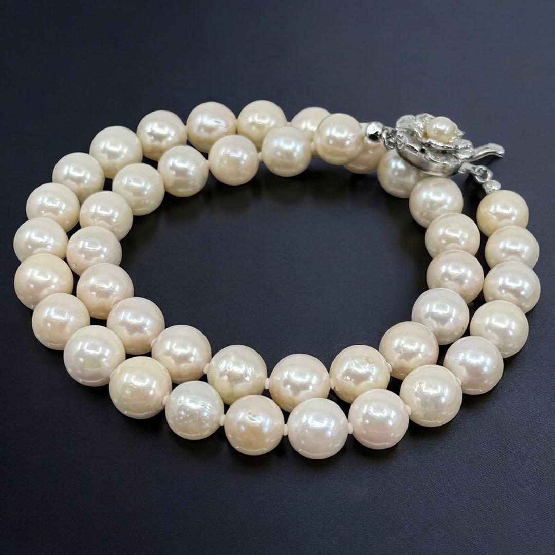 【高島屋購入品】最高峰　アコヤ　大珠　本真珠　パール　ネックレス　8.8mm