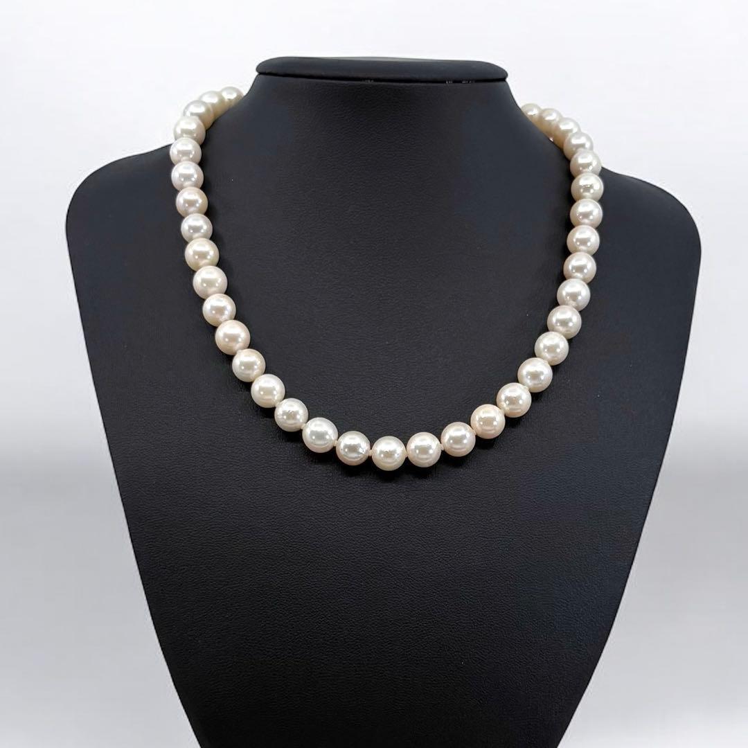 【高島屋購入品】最高峰　アコヤ　大珠　本真珠　パール　ネックレス　8.8mm