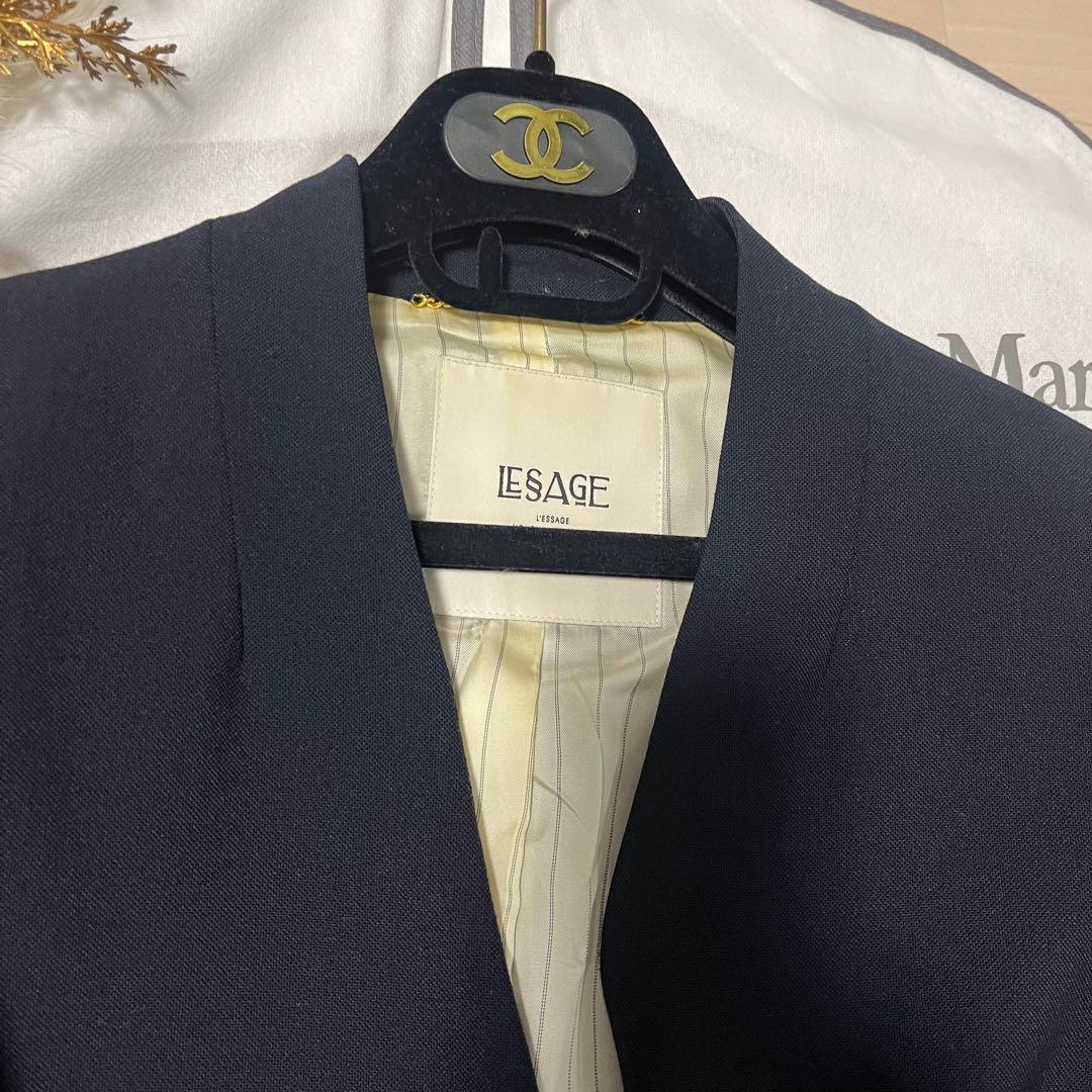 2023FW♡ジャーナルスタンダードレサージュ　ノーカラー金釦ジャケット　日本製