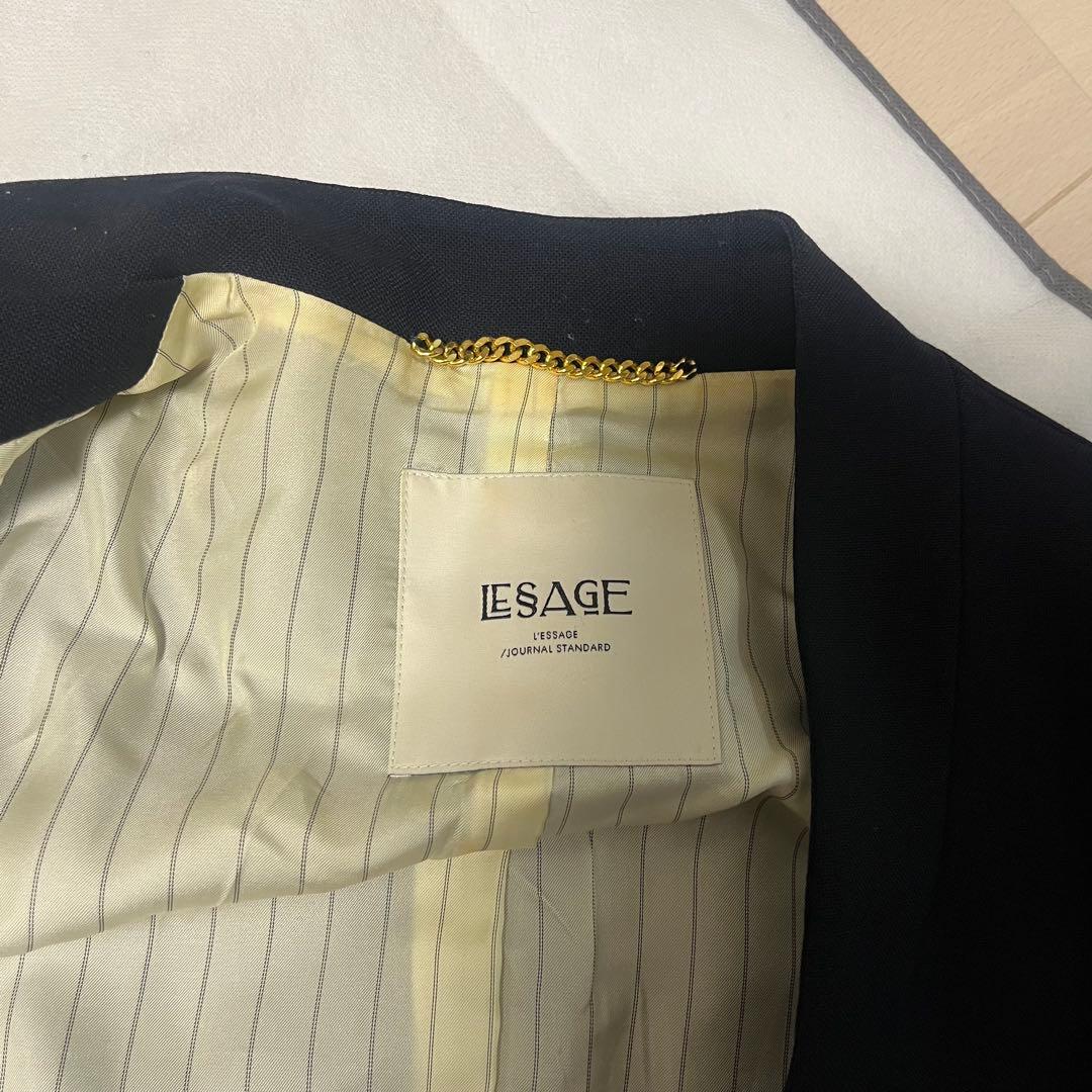 2023FW♡ジャーナルスタンダードレサージュ　ノーカラー金釦ジャケット　日本製