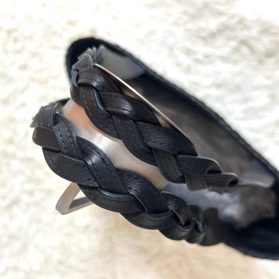 【極美品】HELEN KAMINSKI ラフィア×レザー 肩掛け かごバッグ