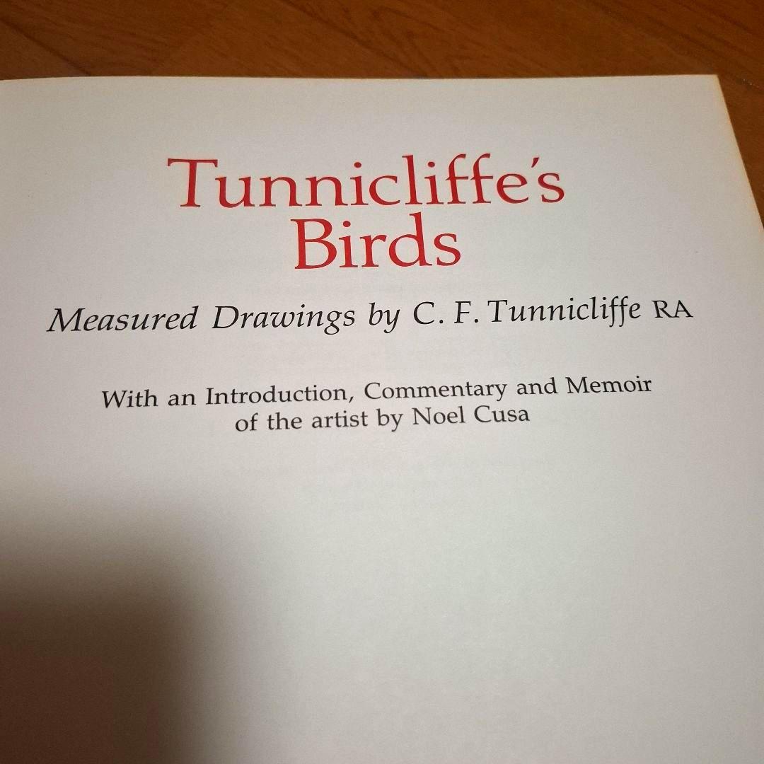 Tunnicliffe's Birds　鳥の測定図集　鳥図鑑　洋書