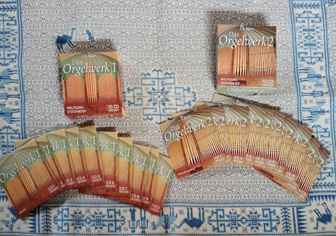 【端数切り落とし、さらにお値下げ】バッハ　オルガンワークスCD20枚