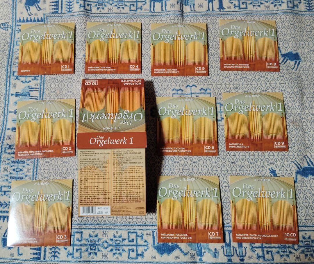 【端数切り落とし、さらにお値下げ】バッハ　オルガンワークスCD20枚